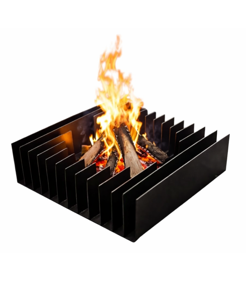AGK DECO Palenisko Ogrodowe Strato 60 cm – Gruba Stal, Farba 900°C Czarne