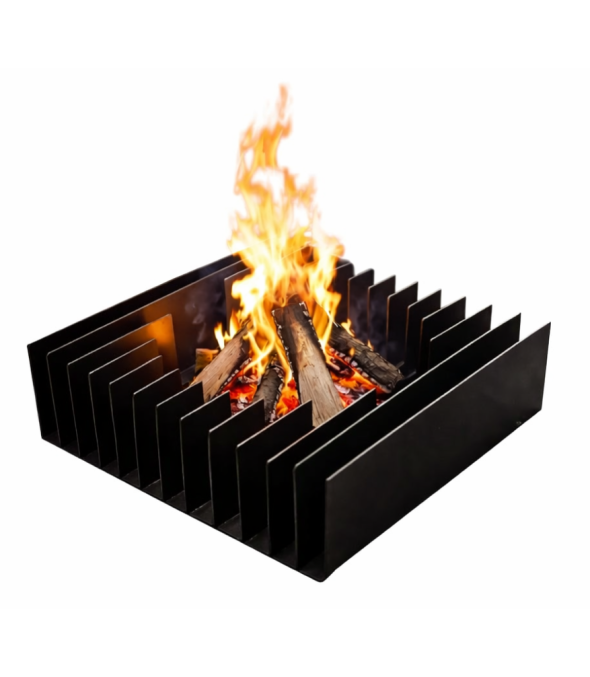 AGK DECO Palenisko Ogrodowe Strato 60 cm – Gruba Stal, Farba 900°C Czarne
