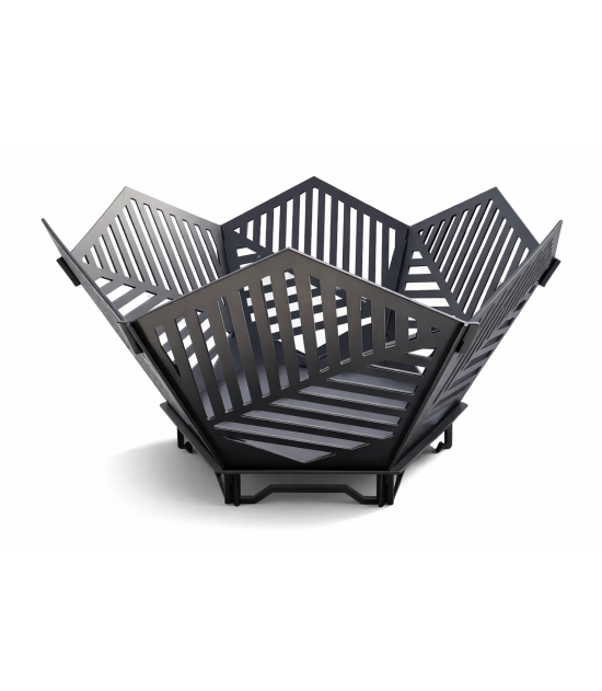 AGK DECO Palenisko Ogrodowe Lumora 76 cm – Gruba Stal, Farba 900°C Czarne