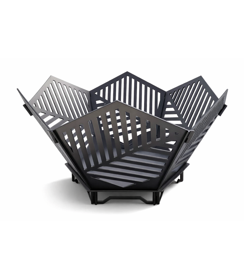 AGK DECO Palenisko Ogrodowe Lumora 76 cm – Gruba Stal, Farba 900°C Czarne
